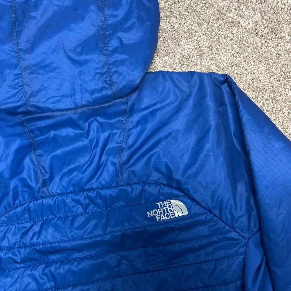 The North Face Summit Series DNP Jacket Men Size Small Snorkel Blue Primaloft
